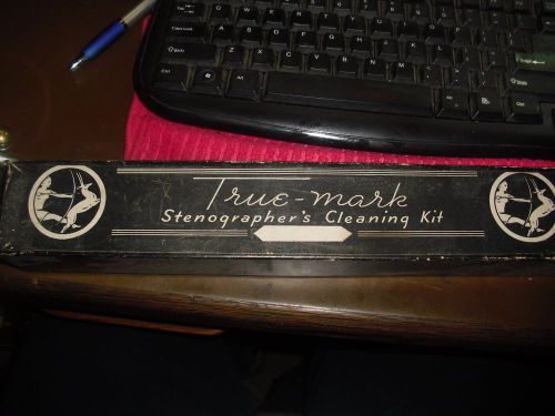 Vintage True mark Stenographer&#039;s Cleaning Kit type writer