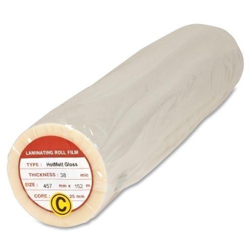 Business Source 20850 Laminating Roll 1.5mil 1in Core 18inx500&#039; 2/CT Clear