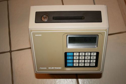 Amano microder mjr 7000 ez time clock for sale