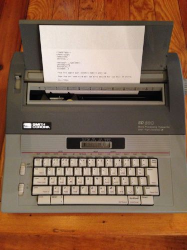 Smith Corona 5A-1 word processor/typewriter SD 680