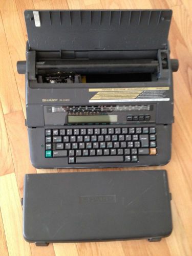 Sharp portable electric typewriter -plus