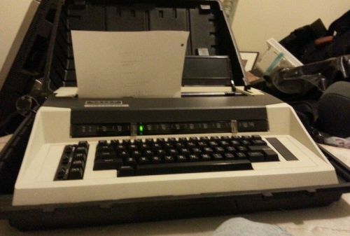 Swintec Collegiate Electronic Typewriter with Hard Case