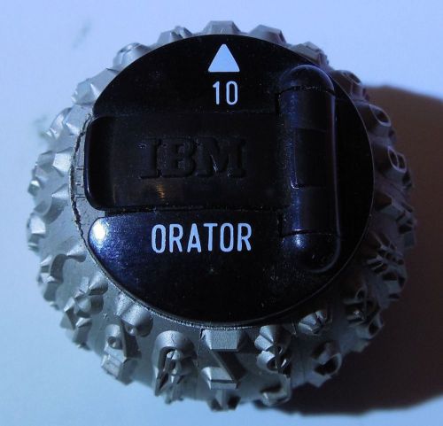 IBM ELEMENT SELECTRIC I &amp; II TYPING BALL ORATOR 10 SOLID TRIANGLE EXCELLENT COND