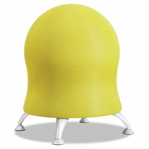 Safco Zenergy Ball Chair, 17.5&#034;, Grass/Silver (SAF4750GS)