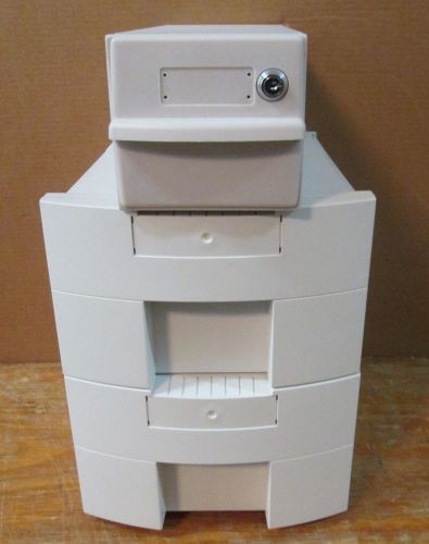 2 FILING CABINETS AND 1 LOCK BOX WITH KEY ( 3 PCS. TOTAL )