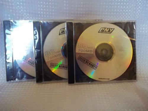 3 CD-R Recordable discs 80 min 700 MB