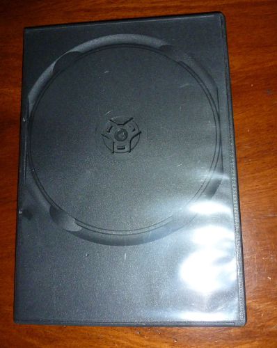 5 PREMIUM SLIM Black Double DVD Cases 7MM