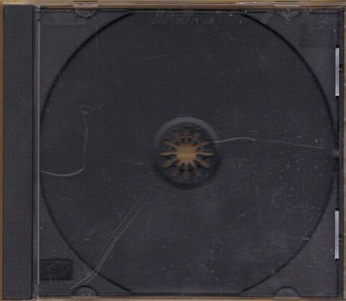 Standard CD Jewel Case DVD Blu-Ray Disc Storage Black Tray