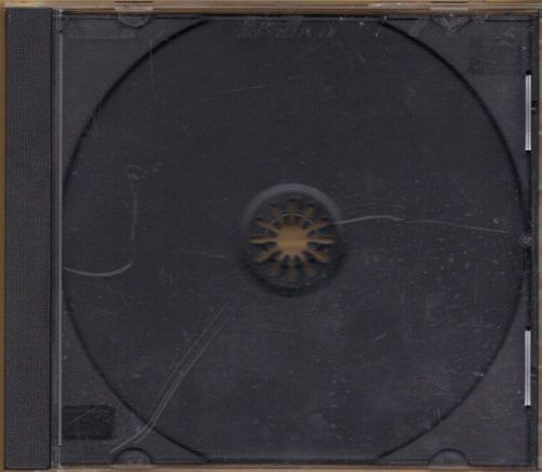 Standard CD Jewel Case DVD Blu-Ray Disc Storage Black Tray