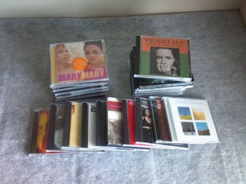 Mixed Lot of 31+ Empty CD Jewel Cases - CD Storage Music With Art Work