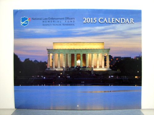 National Law Enforcement Officers Memorial Fund 2015 WALL CALENDAR Police Unity