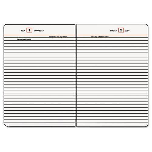 AT-A-GLANCE® Standard Diary® Standard Diary Recycled Loose-Leaf Daily Reminder,