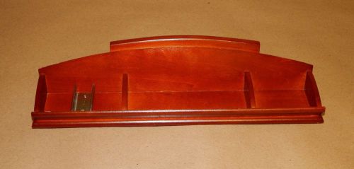 Rolodex wood desk tray organizer for sale