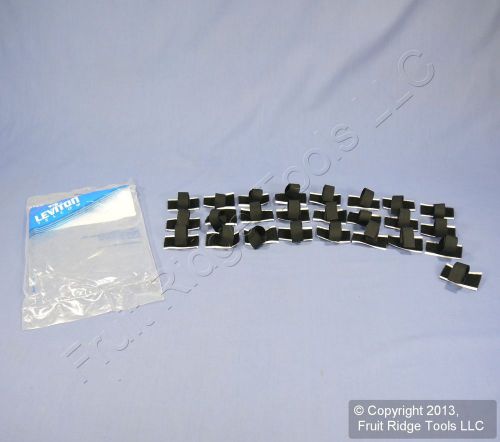 25 leviton patch cord cable velcro loop tie straps 41225-sap for sale