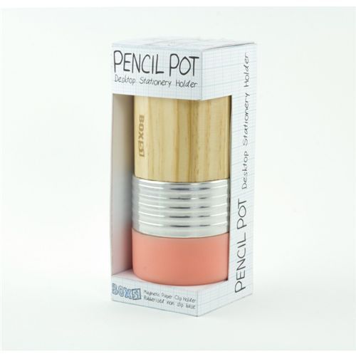 Pencil Pot Desktop Stationary Holder Novelty Office Work Desk Top Pen