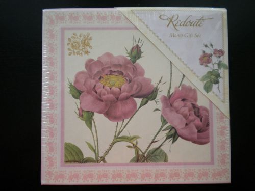 *NEW* ~ &#034;REDOUTE&#034; Shabby/Chic MEMO GIFT SET ~ 250 Sheets with Storage Box