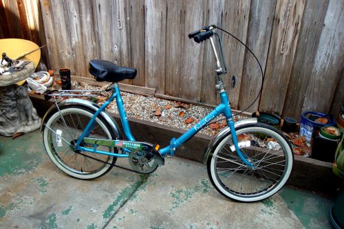 Vintage Worksman Heavy Duty 3 Speed Folding Bicycle *Made In The USA* See Photos