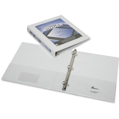 Skilcraft Frame View Binders - White, 1&#034; - Letter - 8.50&#034; X 11&#034; (nsn4621386)