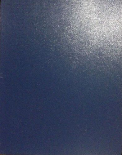 Gbc Regency Presentation Binding Cover - 8.75&#034; X 11.25&#034; - Navy Blue (2000711)