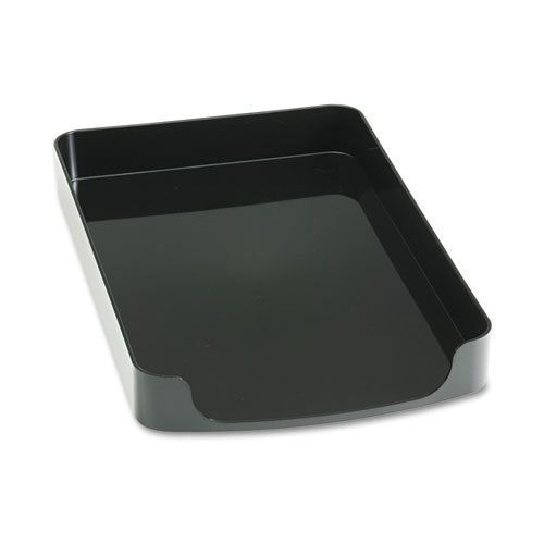 2200 series front-loading desk tray, plastic, 8 1/2 x 14, black for sale