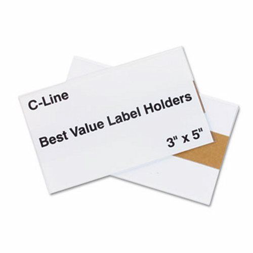 C-line Label Holders, Top Load, 5 x 3, Clear, 50/Pack (CLI87647)