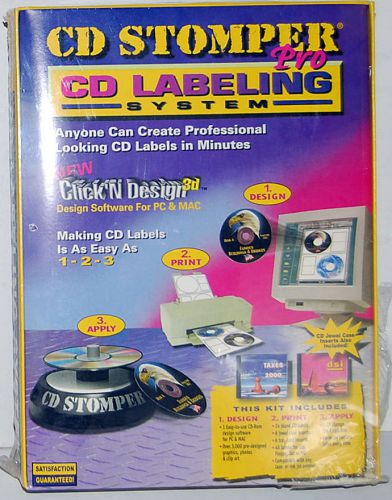 CD Stomper Pro CD / DVD Labeling System New
