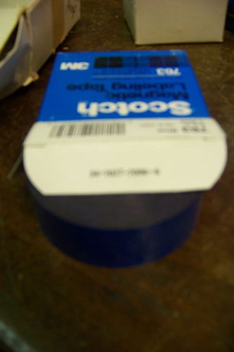 new scotch 763 blue magnetic labeling tape 3/4&#034;