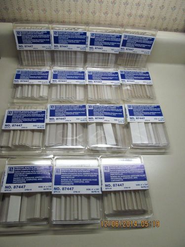 Shelf labeling plastic strips complete w/ inserts 4&#034; x 7/8&#034; 149 strips new for sale