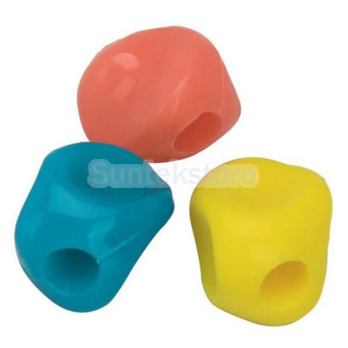 Random soft silicone pencil grip for children kinds school pupils kids writing for sale