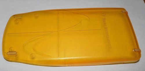 Texas Instruments Yellow Clr TI-83 Calculator Plus Protective Slide Cover Case