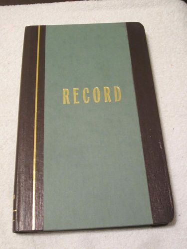 1 Vintage Antique Shaw&#039;s Record Account Book Ledger Journal Lined S300  - UNUSED