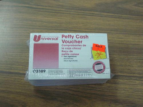 PETTY CASH VOUCHERS &amp; INDEX CARDS STAPLER AND STAPLES