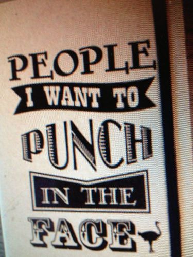 the Chive *Authentic* &#039;People I Want to Pumch in the Face&#039; Scratch Pad KCCO