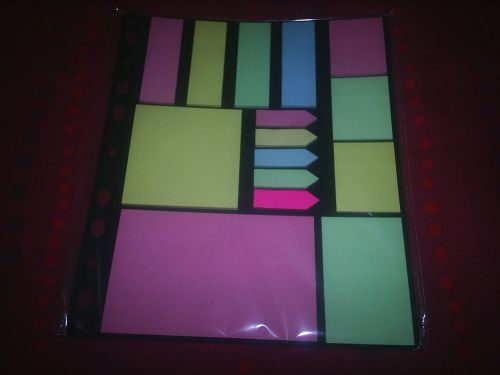 1 pack ASSORTED STICKY NOTE SET