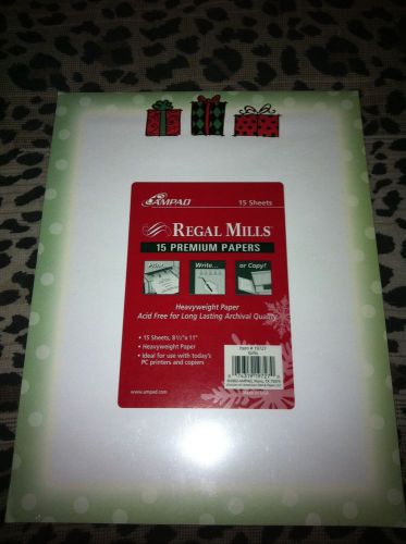 Specialty Paper (Christmas Theme) 15 Sheets 8.5x11