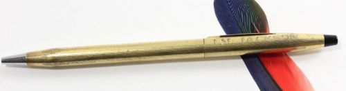 Cross Classic Gold Filled Office Pen USED Engraved JM Jackson .6 oz  - 70154