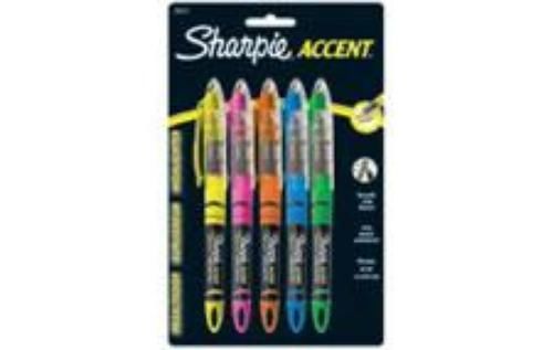 Sanford Sharpie Accent Liquid Pen Style Highlighter 5 Count