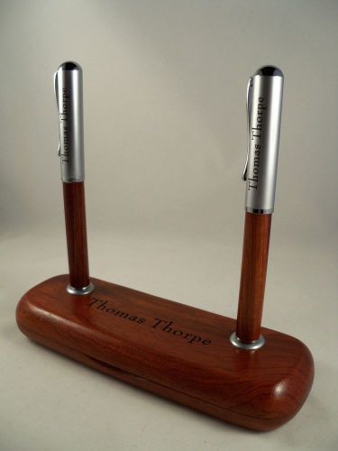 Personalized Graduation Teacher&#039;s Rosewood Pen and Rollerball Pen Great Gift Set