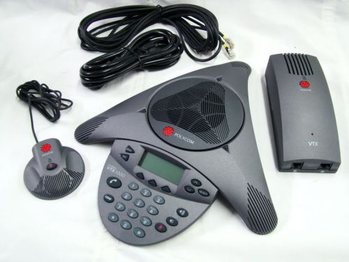 Polycom VTX 1000 Conferencing Phone System 2201-07142-601 with 1 Mic REFURB WAR