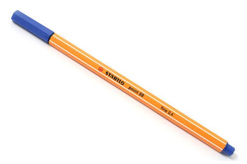 50 Ultramarine/Blue Stabilo point 88 full-size fineliner 0.4 mm PENS (in bulk)