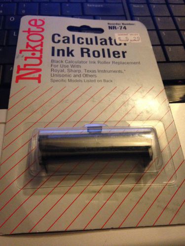 Nu-kote NR-74 Calculator Ink Roller black NEW! Royal Sharp Texas Instruments ++