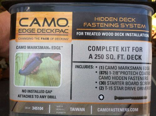 Camo  edge deckpac kit 345104 (875ct / 250sq ft) for sale