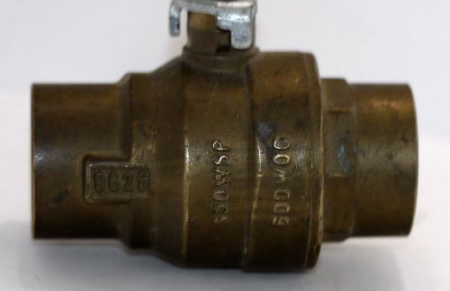Plumbing&#034;honeywell braukmann 1 1/4&#034; inch brass ball valve&#034; never used- (b2) for sale