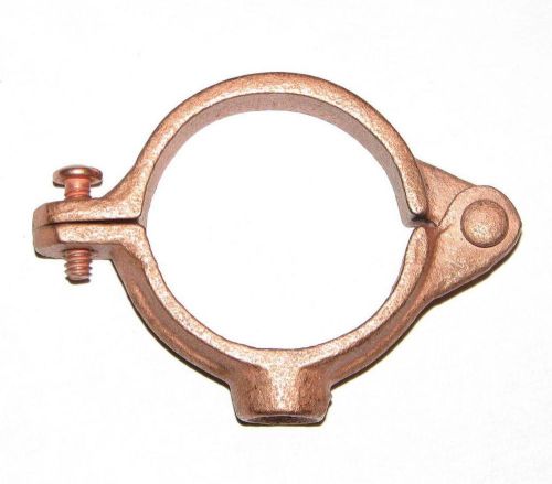 Copper split ring hanger 1 1/2  1.5&#034; new warwick hanger co.  copper coated clad for sale