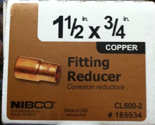 10 Nibco Cl600-2 1 1/2-3/4 Copper Fitting Reducers
