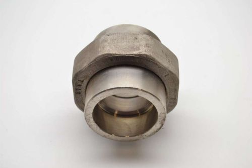 NEW CMC 2IN STAINLESS SOCKET WELD UNION PIPE FITTING B409913