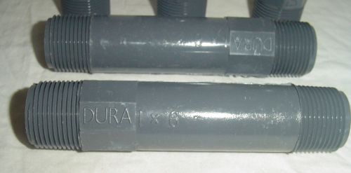 New~qty (38) 1&#034;x6&#034; dura pipe nipples for sale