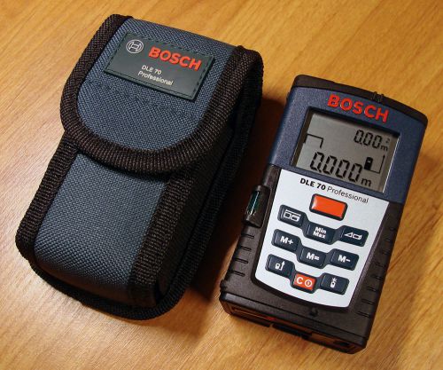 BOSCH DLE 70 Handheld Laser Distance Meter Measure 0.05 - 70 meter.