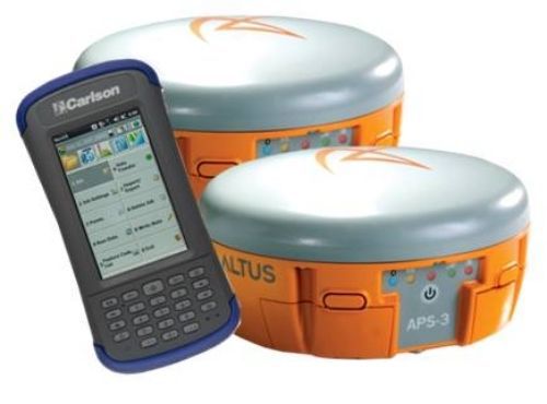 Altus complete gnss base/rover with carlson mini ii data collector for sale