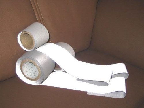 Silver Reflective Safety Conspicuity Tape Sew on 2&#039;&#039; Trim Fabric 3m=10 ft